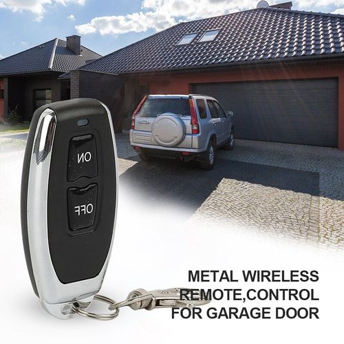 Télécommande d'ouverture de porte de Garage 433MHZ, 1 canal, Code d'apprentissage à distance 12V pour émetteur de porte de Garage