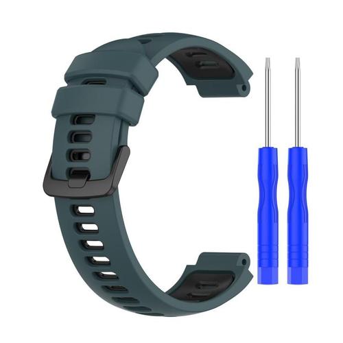 Bracelet De Sport À Bouton Officiel En Silicone Pour Montre Intelligente Garmin 220, Pour Forerunner 220/230/235/620/630/735xt