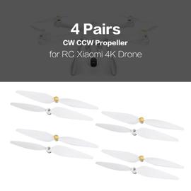 blanc Pale d'hélice à installation rapide pour drone Xiaomi 4K 4 paires