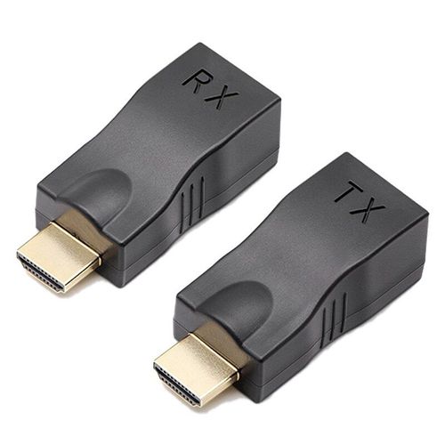 Câble Ethernet UTP CAT5e/CAT6, Extension jusqu'à 30m sur 30m, compatible HDMI, Ports RJ45, réseau LAN