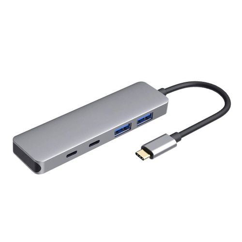 HUB USB 4 ports USB type c vers HDMI, adaptateur multi usb 8K, haute vitesse, pour Macbook, accessoires d'ordinateur