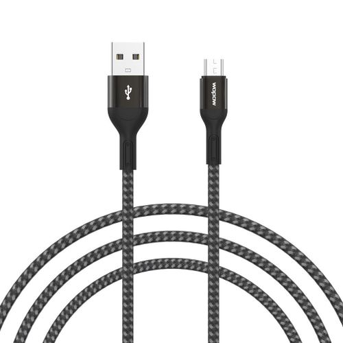 câble Micro USB 2,4a en tissu, cordon de chargement rapide pour Huawei Mate 30 20 P40 P30 P20 Pro, 1.2m