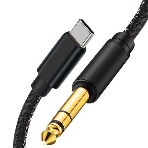 Câble Audio Aux Type C à Jack 3.5mm, 1 pièce, adaptateur, haut parleur, accessoires de téléphone de voiture, adaptateur USB C, fournitures de ligne de fil