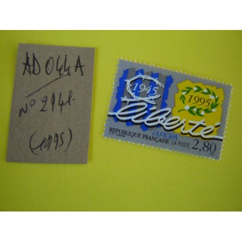 Ad 044 A // Timbre France Neuf 1995 *N° 2941 "