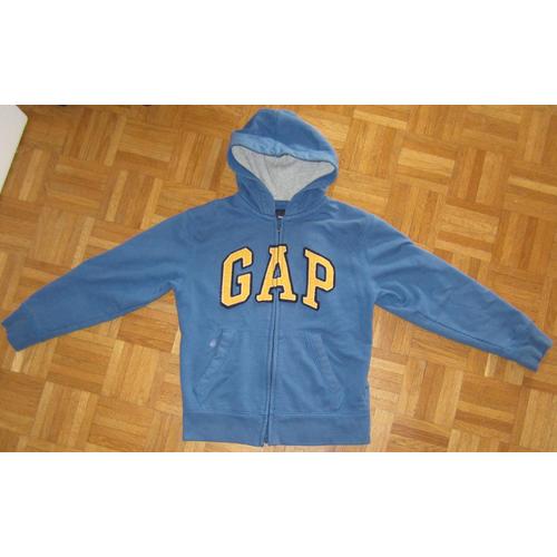 Sweat À Capuche Gap Kids Bleu Taille 8 Ans