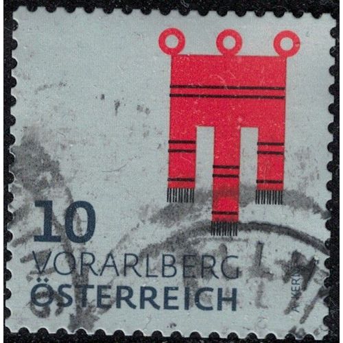 Autriche 2018 Oblitéré Used Coat Of Armes Armoiries Vorarlberg Y&t 3228 Su