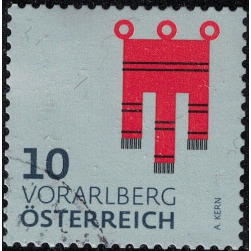 Autriche 2018 Oblitéré Used Coat Of Armes Armoiries Vorarlberg Y&t At 3228 Su