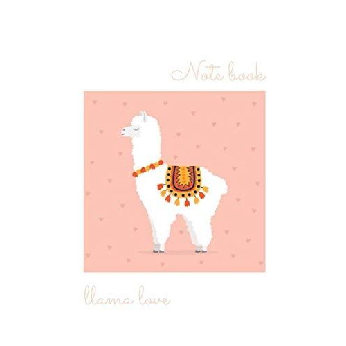 Notebook Llama Love: Hola Llama Dotted Grid Notebook/Journal Pink, Great Way To Relax And Let Your Mind Flow, Dotted Grid Spacing Size 0.2" Or 5mm Apart, 110 Pages, 6" X 9"
