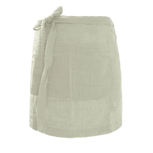 Tablier 45x80 Cm Gaze De Coton Vert D'eau