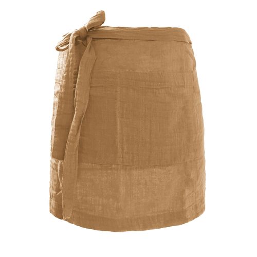 Tablier 45x80 Cm Gaze De Coton Camel