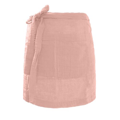 Tablier 45x80 Cm Gaze De Coton Rose