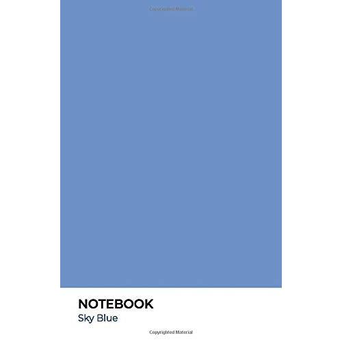 Notebook - Sky Blue: Cover With Color Of The Year 2020. Gift Idea For Co-Worker, Friend, Family Or Yourself. Journal With 100 Lined Pages, 5,5 X 8,5 In (A5)