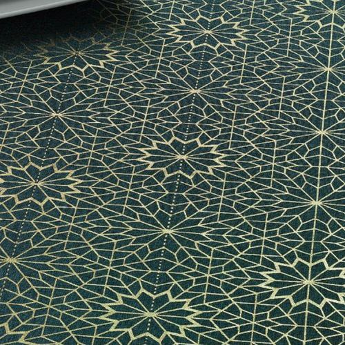 Nappe 150x350 Cm Polyester À Motifs Stella Vert