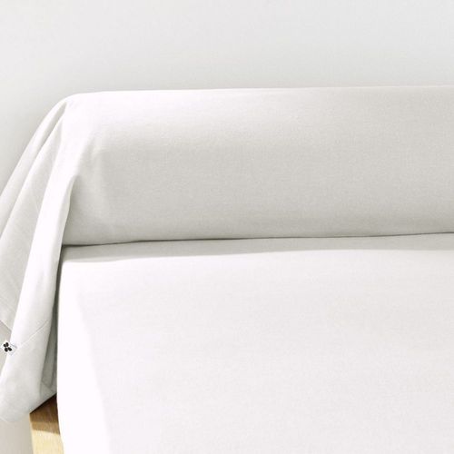 Taie De Traversin 85x185 Cm Flanelle De Coton Candice Neige