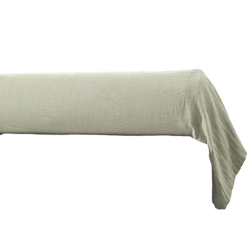 Taie De Traversin 85x185 Cm Gaze De Coton Vert D'eau