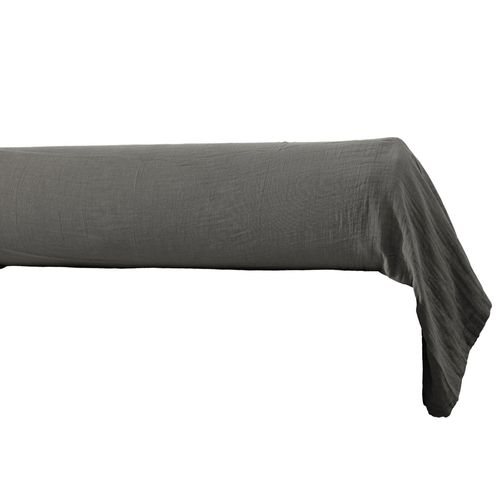 Taie De Traversin 85x185 Cm Gaze De Coton Granit