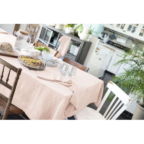 Nappe Rectangle 150x250 Cm Gaze De Coton Gaïa Guimauve