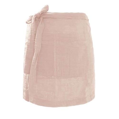 Tablier 45x80 Cm Gaze De Coton Guimauve
