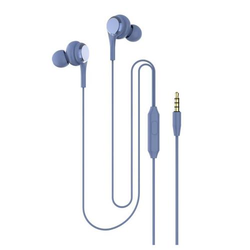 Écouteurs filaires confortables avec micro, 3.5mm, 1 pièce, casque d'écoute, télécommande filaire, pour Iphone, Samsung, Xiaomi, 5 couleurs en option