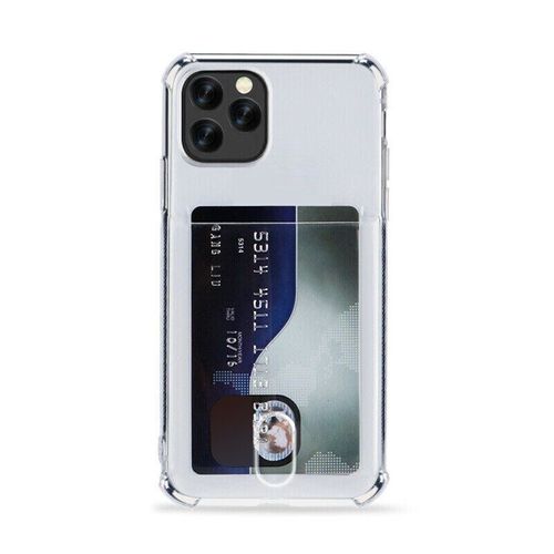Coque De Protection Souple Transparente En Tpu, 1 Pièce, Anti Choc Et Anti Poussière, Pour Iphone 11 Pro Max Xs Xr 7 8 6s, Fente Pour Carte, 2020