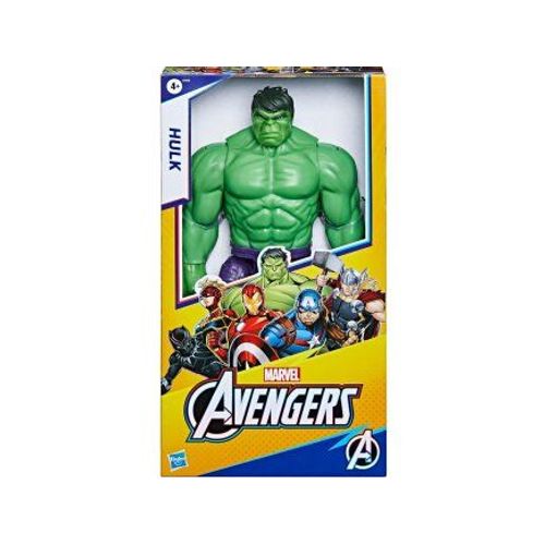 Figurine Deluxe Hulk 30 Cm - Heros Titan Marvel Avengers - Set Super Heros Dc + 1 Carte Tigre - Jouet Garçon Dc