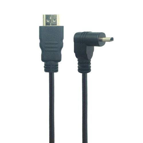 Câble Micro HDMI vers HDTV 3D 1080P mâle mâle 1.4 V plaqué or haut et bas pour tablette PS3 XBOX caméra GoPro