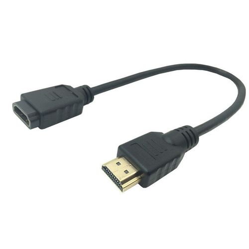 Câble adaptateur HDMI Type A mâle à femelle, connecteurs d'extension noirs de 30cm, 1.4 V 1080P, 1.4 V
