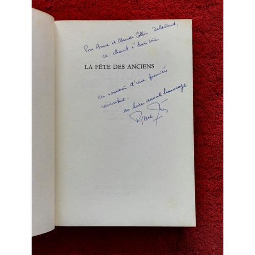 Pierre Mertens La Fête Des Anciens Avec Un Envoi Autographe Signé 1971 Seuil