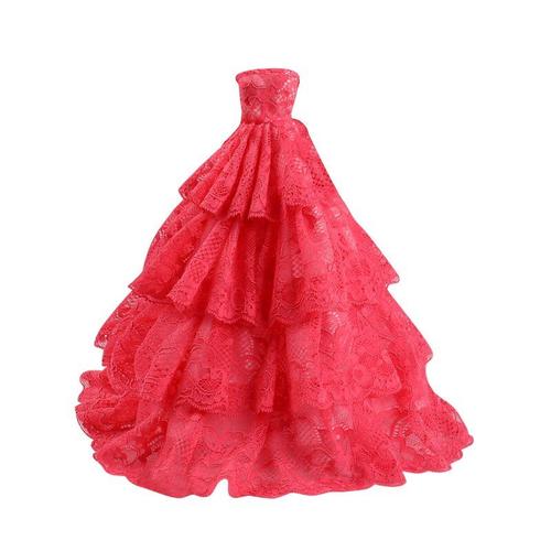 Taille Style 02 Robe De Princesse Barbie Pour Barbie, Tenue De Soirée, De Bal, De Mariage, Faite À La Main, Accessoires De Poupée De Haute Qualité, 30cm