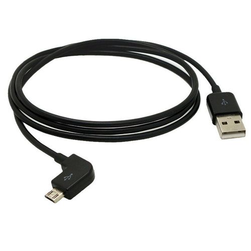 Câble Micro USB mâle vers 90 ° pour recharge et synchronisation de données, cordon de chargeur pour téléphone portable, 0.2m à 5m, compatible avec Android lg samsung galaxy