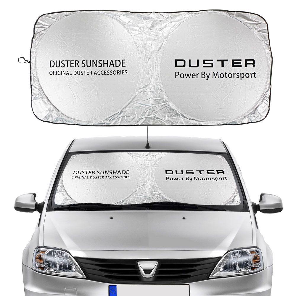 Couverture de pare-soleil de voiture pour Dacia Duster 1.0 Tce Turbo Logan  1.4 1.6 Mpi Dci Mcv Sandero R4,accessoires,réflecteur anti-uv - Type For  Duster