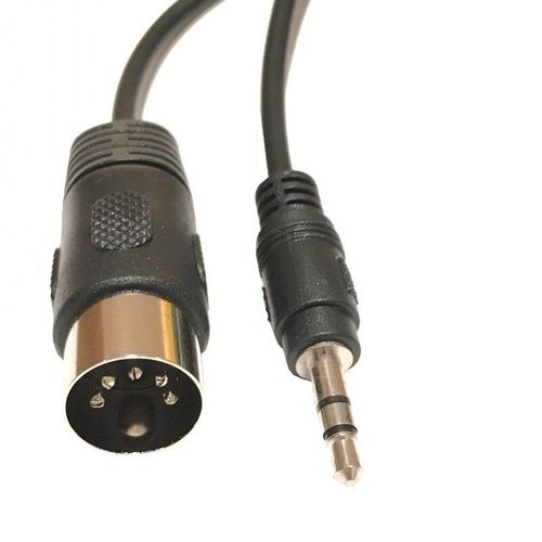 Prise Din MIDI 5 broches vers prise Jack stéréo 3.5mm, câble d'extension Audio pour Microphone, 0.5m 1.5m 3.0m