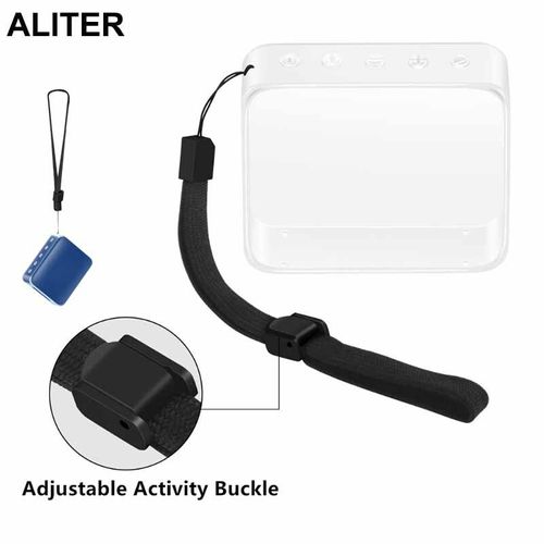 Étui de protection en TPU avec dragonne pour haut parleur Bluetooth JBL GO 2