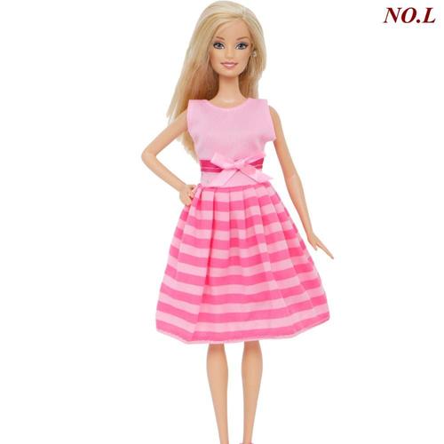 Taille No.L T-Shirt, Leggings Et Pantalons Faits À La Main, Tenue Tendance, Robe Courte, Motif De Dessin Animé, Mignon, Accessoires, Vêtements Pour Poupée Barbie, Jouet, 1 Pièces