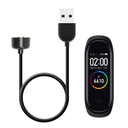 Câble De Chargement Usb Noir, Cordon Magnétique De Remplacement, Compatible Avec Xiaomi Mi Smart Band 5 6