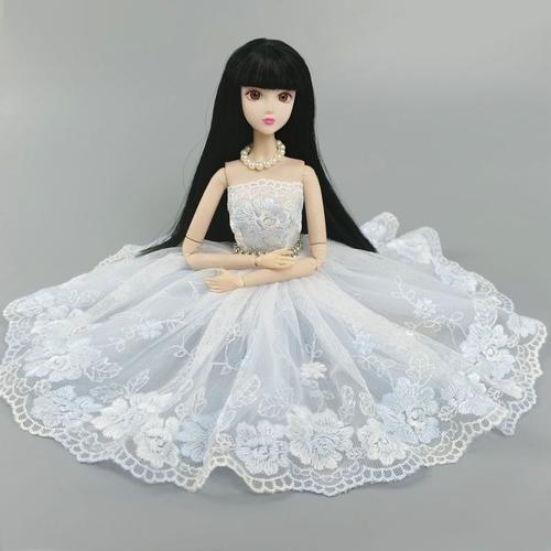 Taille N ° 2 Robe Tutu Avec Strass Pour Poupée Barbie, Vêtement À 3 Doublures, Style Princesse, Accessoire De Bal Et De Fête, Jupe De Ballet, Jouet Pour Fille, 1/6,