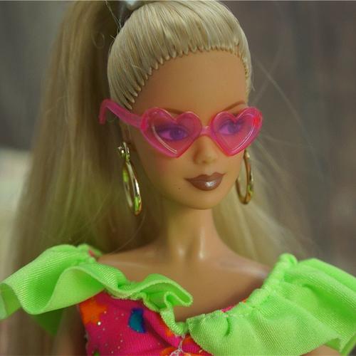 Taille 1 Lunettes De Soleil Pcs J22 One Piece Lunettes De Soleil Originales À La Mode Pour Barbie, Accessoires De Poupée, Ceinture, Collier, Habillage De Princesse, Maison De Poupée, Jouets Cadeaux Pour Filles, 1/6 Bjd