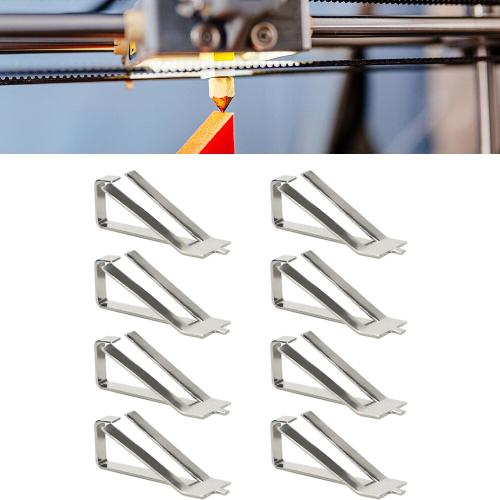 Système de retenue pour imprimante 3D Creality Ender 3 Pro, Clip de fixation en verre pour plateforme chauffante