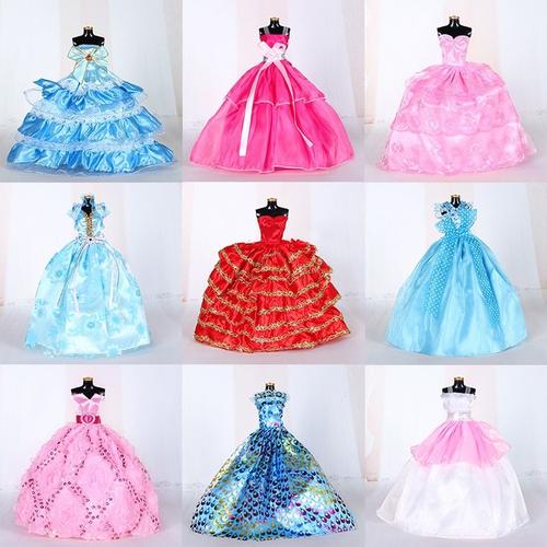 Taille F Robe De Princesse Ou De Soirée 29cm, Nouvelle Marque 25 Sortes De Vêtements À La Mode Pour Barbie Dol, Meilleur Cadeau Pour Fille