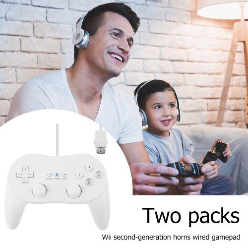 Manette De Jeu Classique Pour Console, Accessoires De Divertissement, Télécommande Wii, Pack De 2, Nintendo, Fournitures Wii