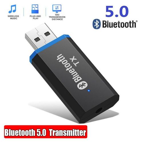 Adaptateur USB Bluetooth 5.0, adaptateur Audio, transmetteur, récepteur, Jack 3.5mm, AUX, Audio stéréo pour casque et haut parleur