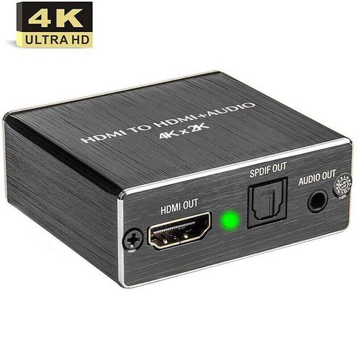 Extracteur Audio stéréo HDMI vers HDMI, convertisseur optique TOSLINK SPDIF 3.5mm, extracteur Audio 4K X 2K