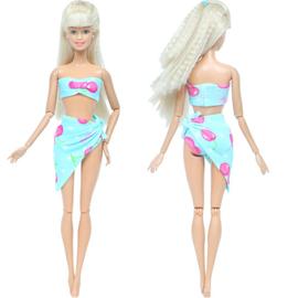 Tenue de plage pour poupée barbie, vêtement de plage N°4