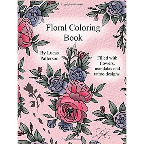 Flowers And Mandalas: Tattoo Coloring Book (Coloring Books)