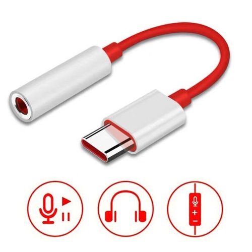 Adaptateur USB type c vers Jack 3.5mm, convertisseur de musique universel, câble Audio, pour Oneplus 7, Oneplus 6T 7 Pro