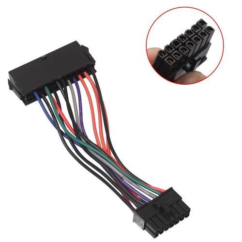 Câble d'alimentation ATX 24 à 14 broches pour ordinateur, cordon pour Lenovo, Q77, B75, A75, Q75, H81, carte mère F19808, de haute qualité