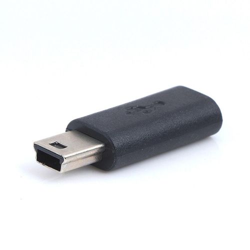 Adaptateur Micro USB femelle vers Mini USB mâle, 1 pièce