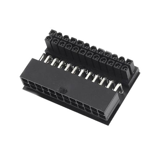 Adaptateur d'alimentation ATX 24 broches, pour ordinateur de bureau, connecteurs de carte mère, câbles modulaires