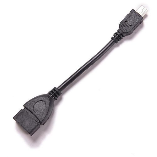 Câble adaptateur Mini USB mâle vers USB 2.0 Type A femelle OTG, 5 broches, 10 Cm, pour téléphone portable, tablette, PC, MP3, MP4, appareil photo