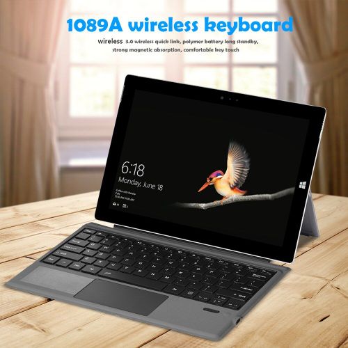 Clavier Portable sans fil Ultra mince universel pour Microsoft Surface Pro 3/4/5/6/7 PC, tablette, chargeur type c